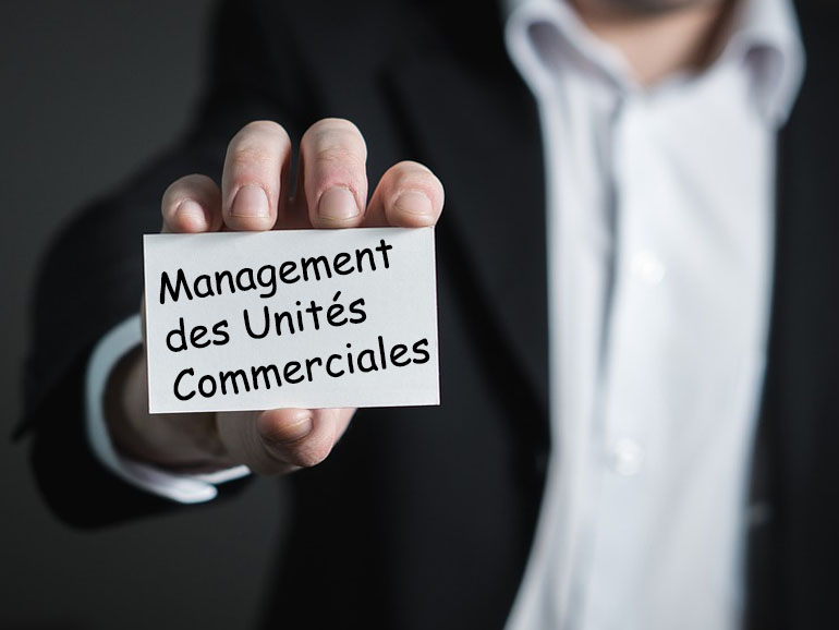 management des unités commerciales